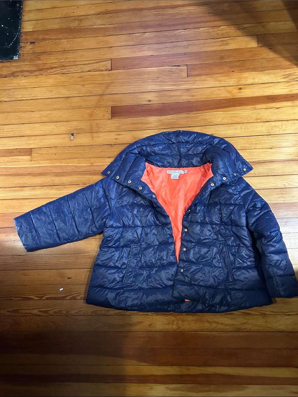 Gretchen Scott Designs Navy Quilted cloud 9 puffer